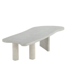 Polle – Table basse – Gris clair – 160 x 60 cm