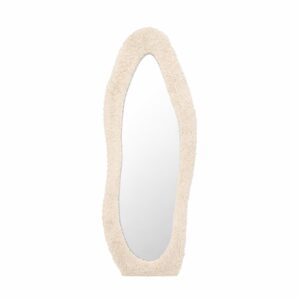 Mirza – Grand miroir – Beige, Transparent – 5 x 160 x 60 cm