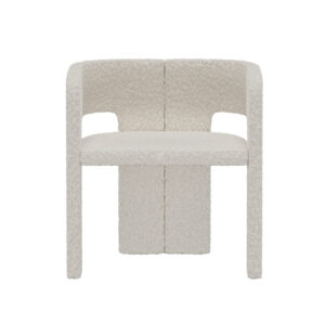 Kristin – Chaise de salle à manger – Blanc – 60 x 70 x 64 cm