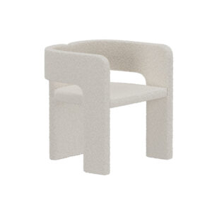 Kristin – Chaise de salle à manger – Blanc – 60 x 70 x 64 cm