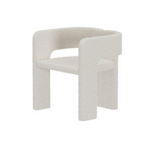 Kristin – Chaise de salle à manger – Blanc – 60 x 70 x 64 cm