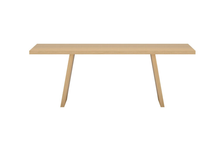 Logga – Table à manger rectangulaire – Naturel – 210 x 100 cm