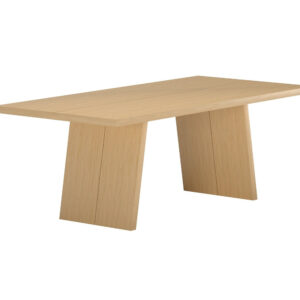 Logga – Table à manger rectangulaire – Naturel – 210 x 100 cm