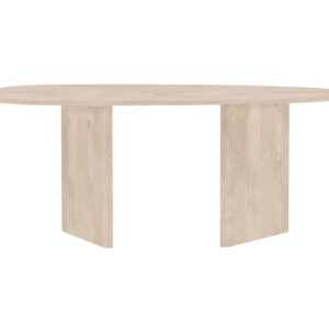 Grönvik – Table à manger ovale – Naturel – 180 x 90 cm