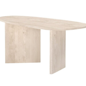 Grönvik – Table à manger ovale – Naturel – 180 x 90 cm