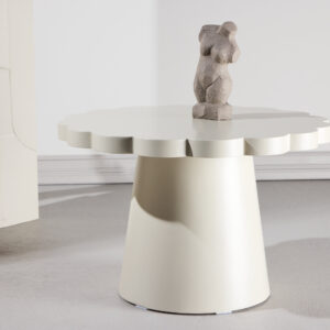 Krull – Table basse – Beige – ⌀70 cm