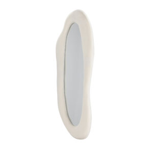 Louiseville – Grand miroir – Beige, Argenté – 8 x 185 x 66 cm