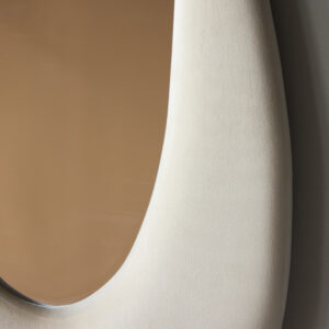 Louiseville – Grand miroir – Beige, Argenté – 8 x 185 x 66 cm