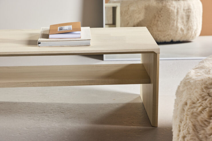 Telemarket – Table basse – Blanchi – 110 x 50 cm