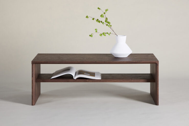 Telemarket – Table basse – Moka – 110 x 50 cm