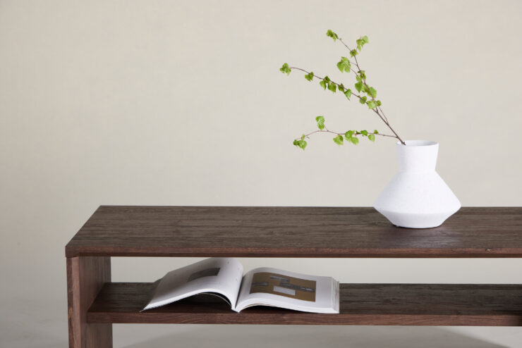 Telemarket – Table basse – Moka – 110 x 50 cm