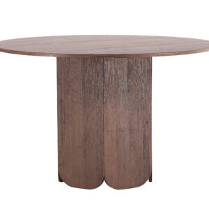Tekla – Table à manger ronde – Moka – ⌀120 cm