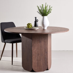 Tekla – Table à manger ronde – Moka – ⌀120 cm