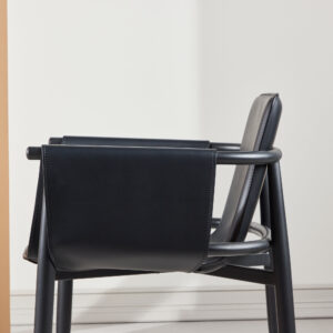 Bjäre – Chaise de salle à manger – Noir – 61 x 78 x 60 cm