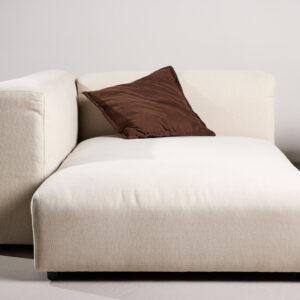 Mavi – Module de canapé – Beige, Noir – 177 x 70 x 138 cm
