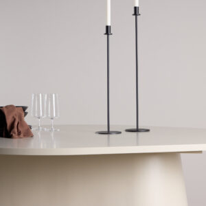 Diamond – Table à manger ovale – Beige – 210 x 110 cm