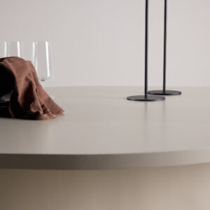 Diamond – Table à manger ovale – Beige – 210 x 110 cm