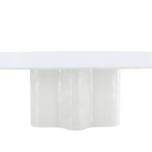 Väddö – Table à manger rectangulaire – Blanc – 220 x 110 cm