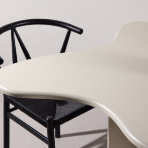 Flower – Table à manger ovale – Beige – 190 x 123 cm