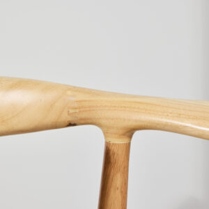 Lovön – Chaise de salle à manger – Beige, Blanchi – 58 x 75 x 65 cm
