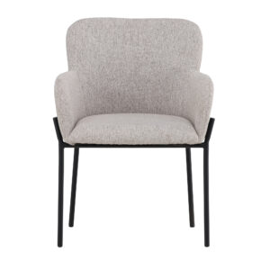 Vätö – Chaise de salle à manger – Beige, Noir – 60 x 81 x 59 cm