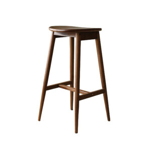 Orust – Chaise de bar – Moka – 43 x 49 x 77 cm