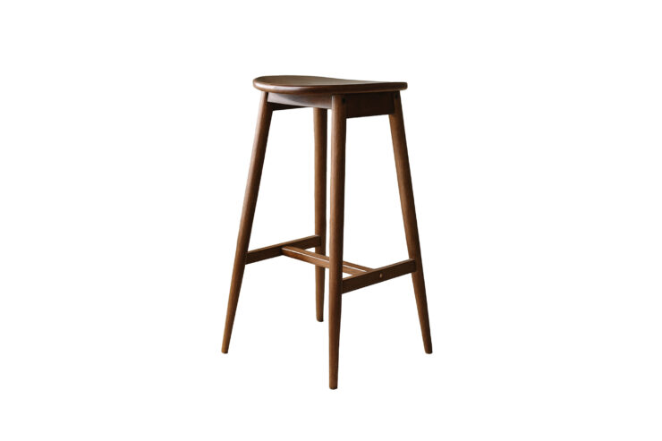 Orust – Chaise de bar – Moka – 43 x 49 x 77 cm