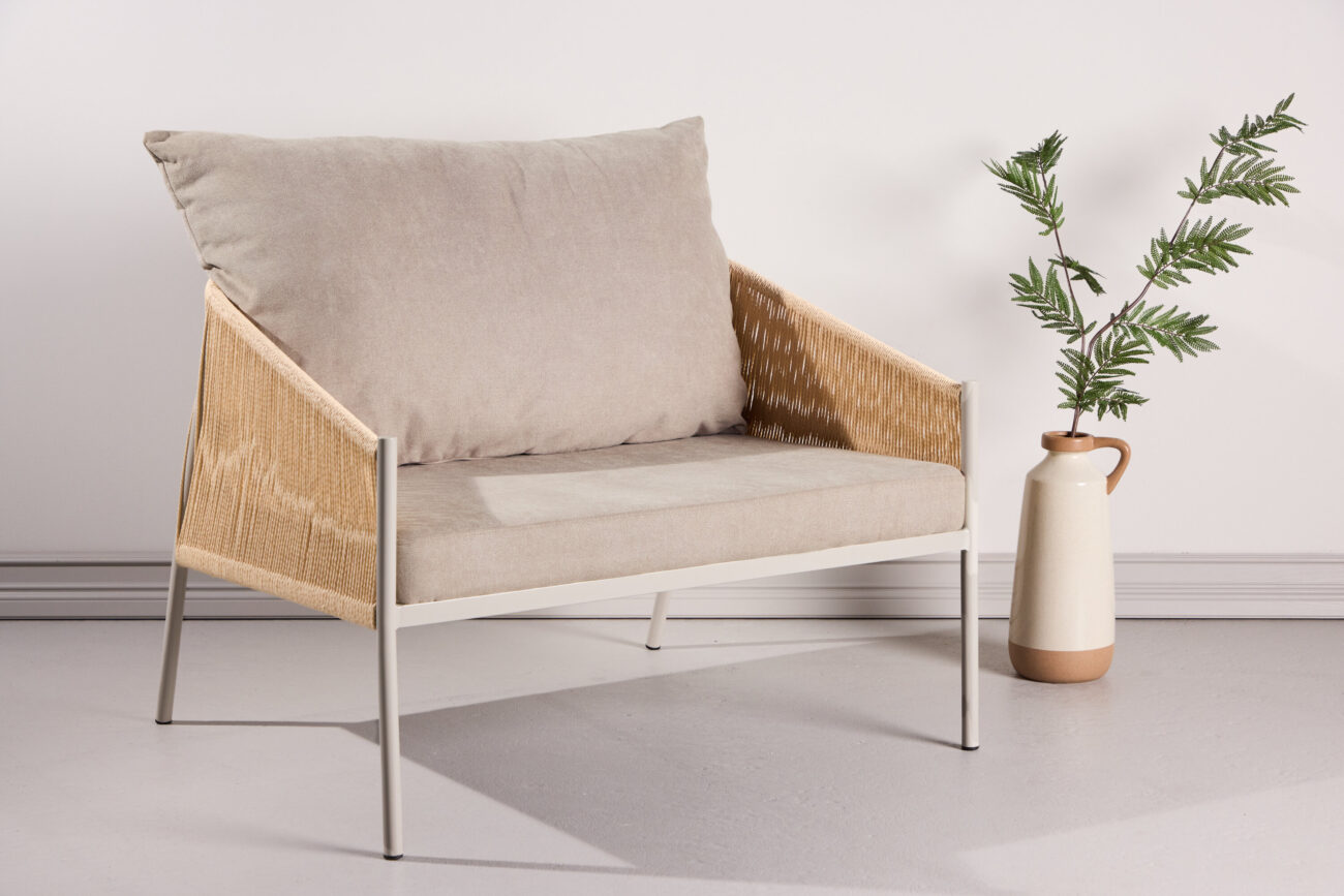 Louie – Armchair – Beige – 90 x 74 x 98 cm
