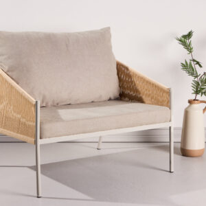Louie – Armchair – Beige – 90 x 74 x 98 cm
