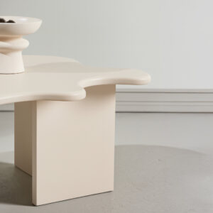Flower – Table basse – Beige – 116 x 76 cm
