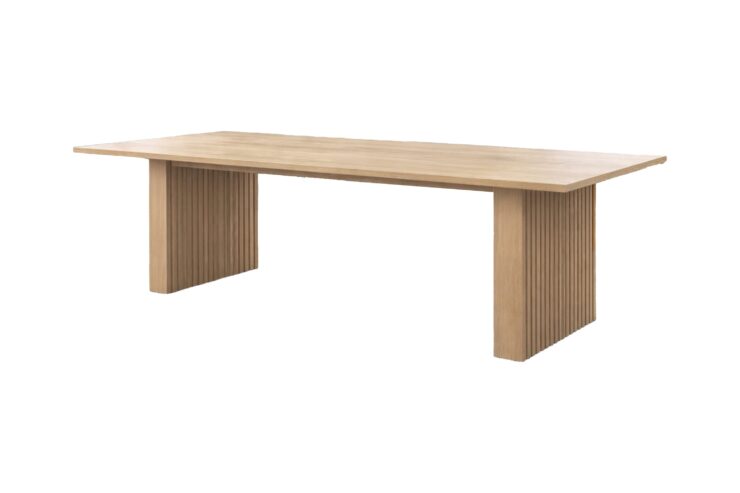 Humle – Table à manger rectangulaire – Naturel – 200 x 100 cm
