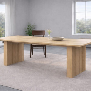 Humle – Table à manger rectangulaire – Naturel – 200 x 100 cm