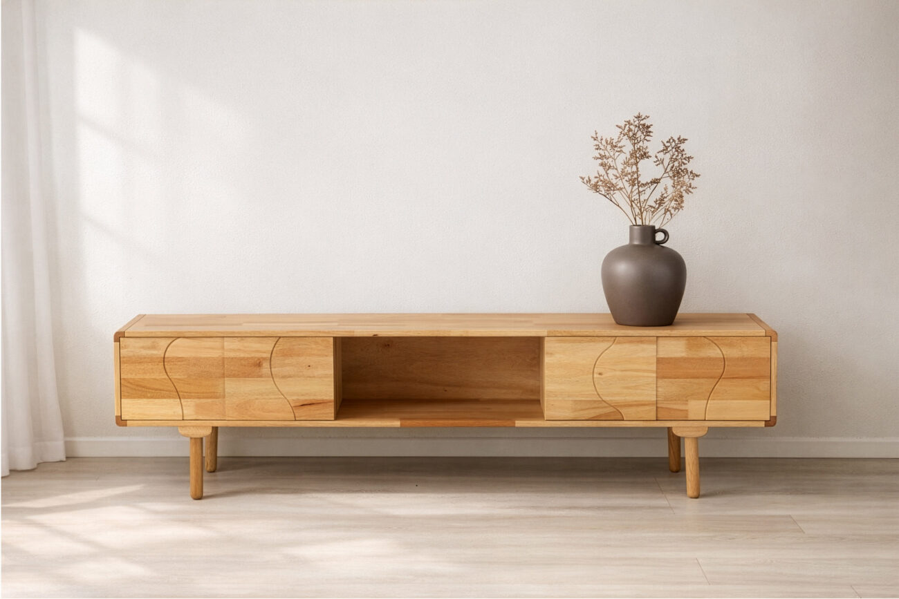 Skärhamn – Meuble de rangement – Naturel – 45 x 200 x 55 cm