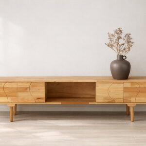 Skärhamn – Meuble de rangement – Naturel – 45 x 200 x 55 cm