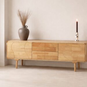 Skärhamn – Meuble de rangement – Naturel – 45 x 180 x 65 cm