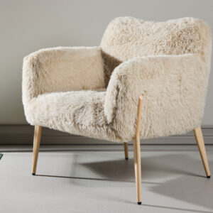 Zenzi – Armchair – Beige, Blanchi – 70 x 78 x 77 cm