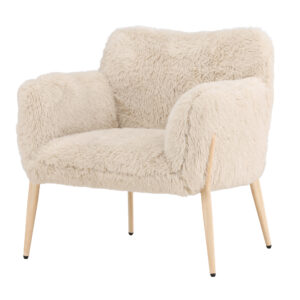 Zenzi – Armchair – Beige, Blanchi – 70 x 78 x 77 cm
