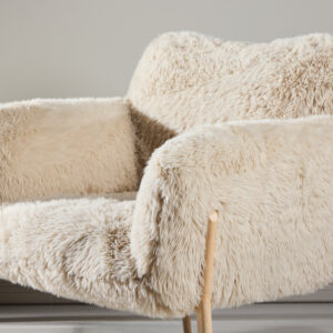 Zenzi – Armchair – Beige, Blanchi – 70 x 78 x 77 cm
