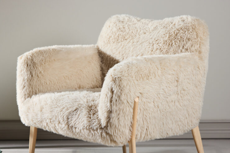 Zenzi – Armchair – Beige, Blanchi – 70 x 78 x 77 cm