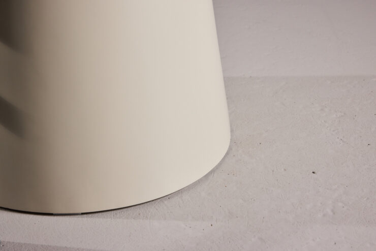 Lanzi – Table à manger rectangulaire – Beige – 80 x 80 cm