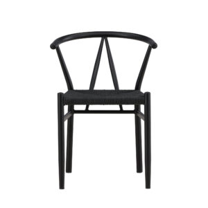 Alfons – Chaise de salle à manger – Noir – 58 x 72 x 55 cm