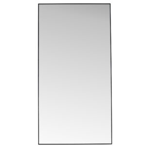 Dalton – Grand miroir – Noir, Transparent – 3 x 193 x 100 cm
