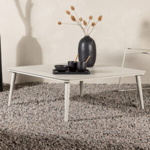 Lina – Table basse – Beige – 90 x 90 cm