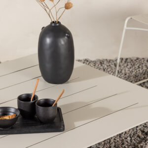 Lina – Table basse – Beige – 90 x 90 cm