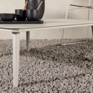 Lina – Table basse – Beige – 90 x 90 cm