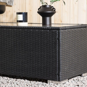 London – Table basse – Noir – 120 x 50 cm
