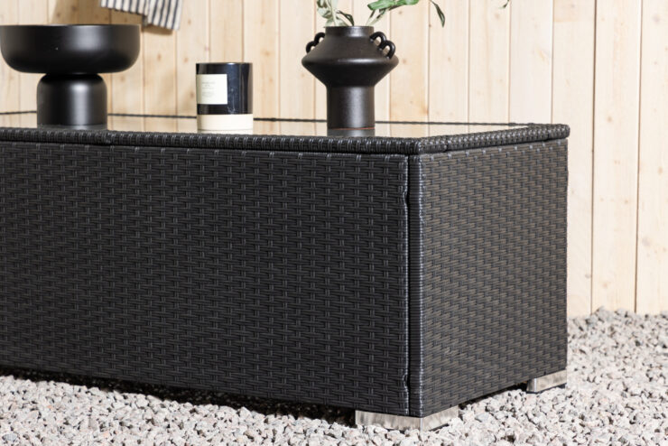 London – Table basse – Noir – 120 x 50 cm