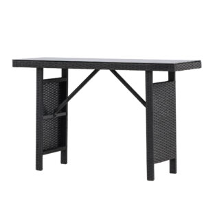 Padova – Table d&rsquo;appoint – Noir – 120 x 40 cm