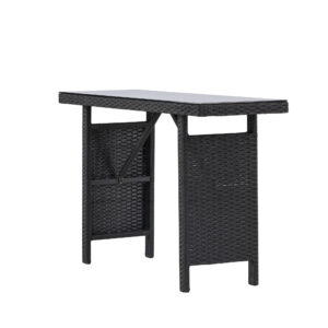 Padova – Table d&rsquo;appoint – Noir – 120 x 40 cm
