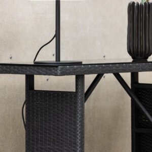 Padova – Table d&rsquo;appoint – Noir – 120 x 40 cm